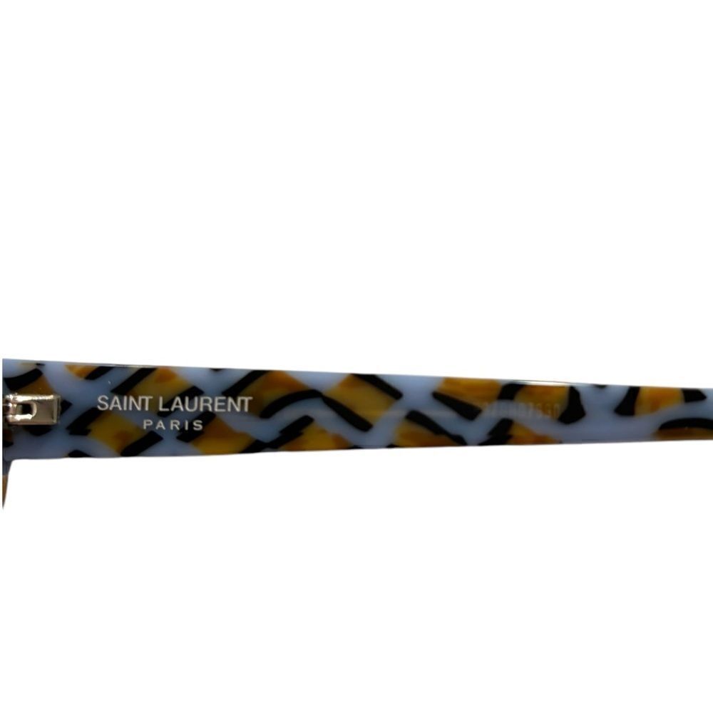 SAINT LAURENT  VIOLET/GREY Tortoise Shell Cat Eye Sunglasses - Picture 5 of 12